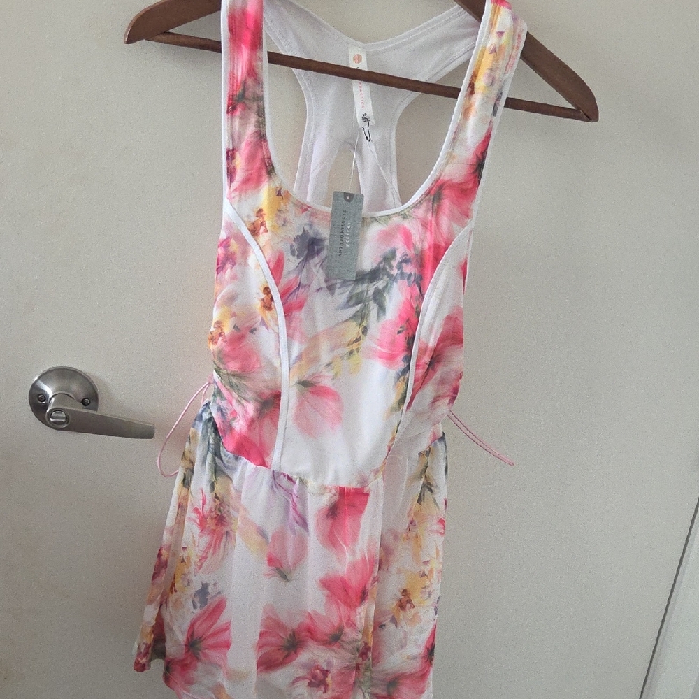 Brand New Anthropologie TENNIS Floral Sleeveless Dress